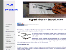 Tablet Screenshot of hyperhidrosisindia.com